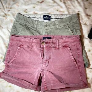 AMERICAN EAGLE MIDI STRETCH SHORTS